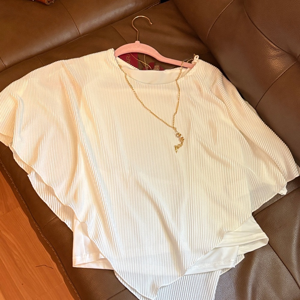 Elegant White Women's Top